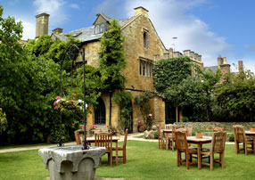 7 nights Cycling England Cotswolds and Severn Vale. Pub garden in the Cotswolds