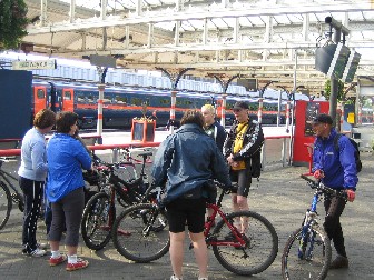 5 nights cycling in the north of England from Newcastle to Berwick at the rail station