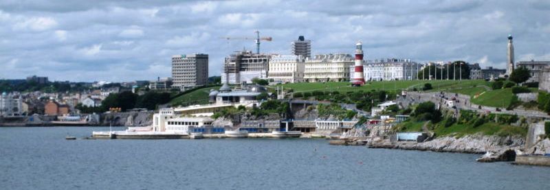 7 night Ride Devon's Coast to Coast Cycle Route, Plymouth Hoe